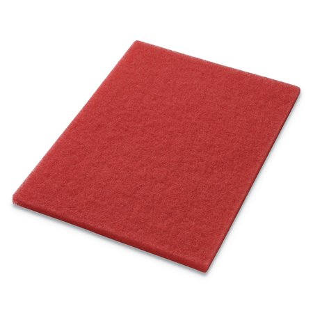 AMERICO Buffing Pads, 14w x 20h, Red, PK5 40441420